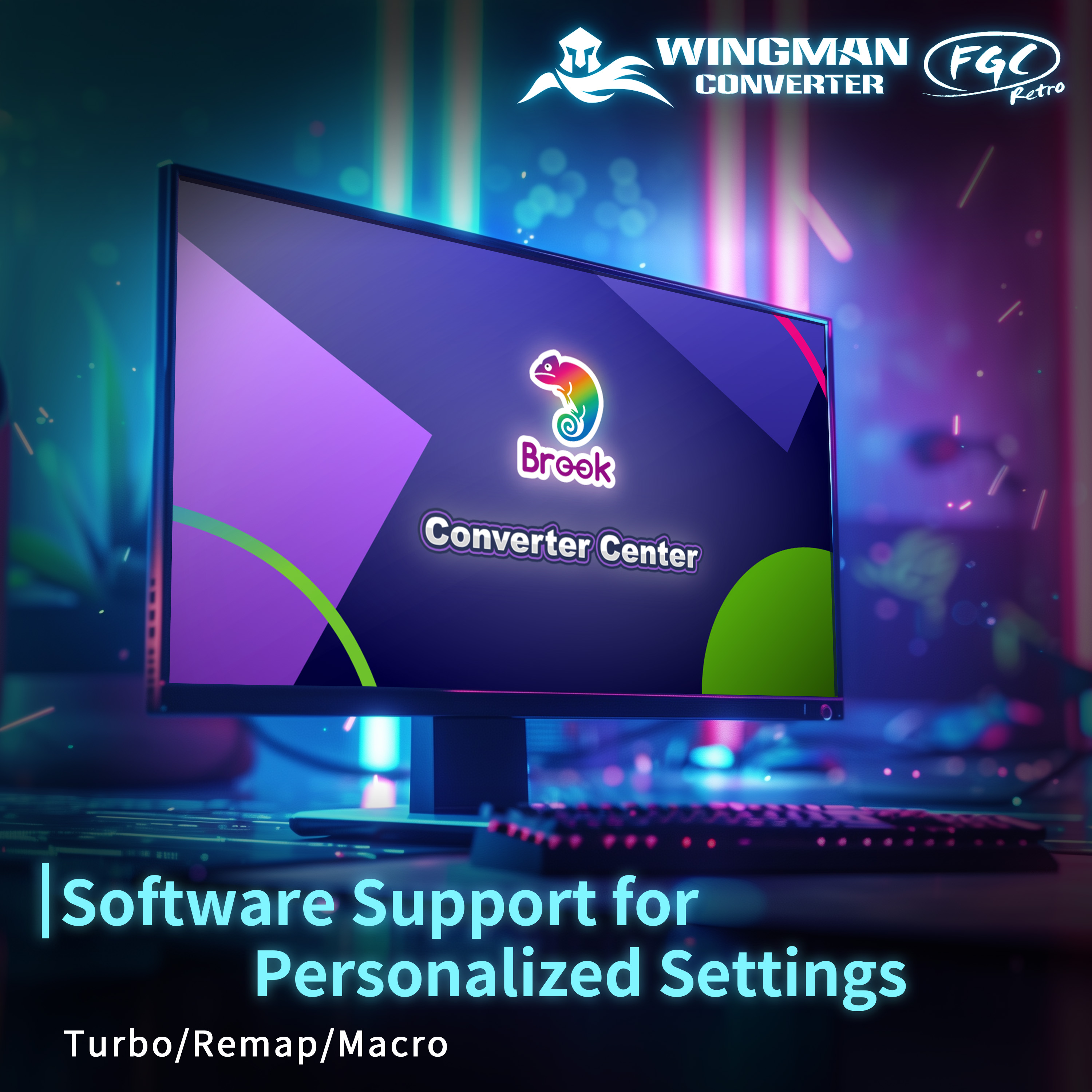 Brook Converter Center software for personalized settings